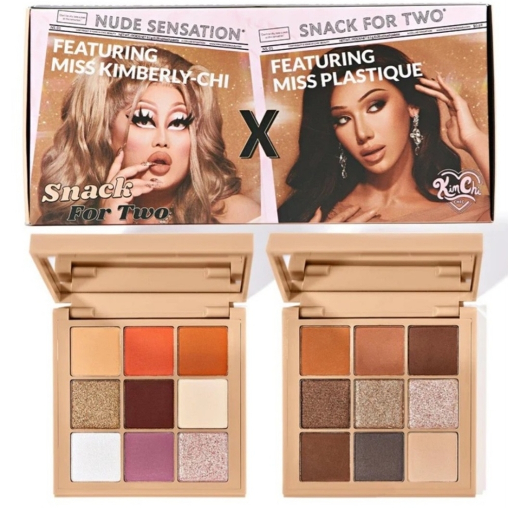 KimChi Nude Densation Double Eyeshadow Palettes